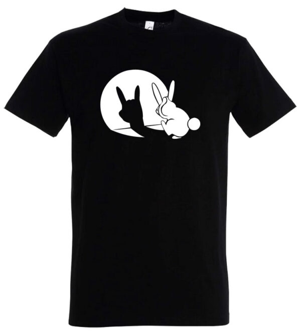 SCHATTENHASE T-Shirt, schwarz