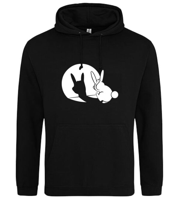 SCHATTENHASE Hoodie, schwarz