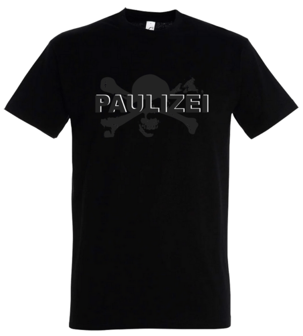 PAULIZEI Skull T-Shirt, schwarz