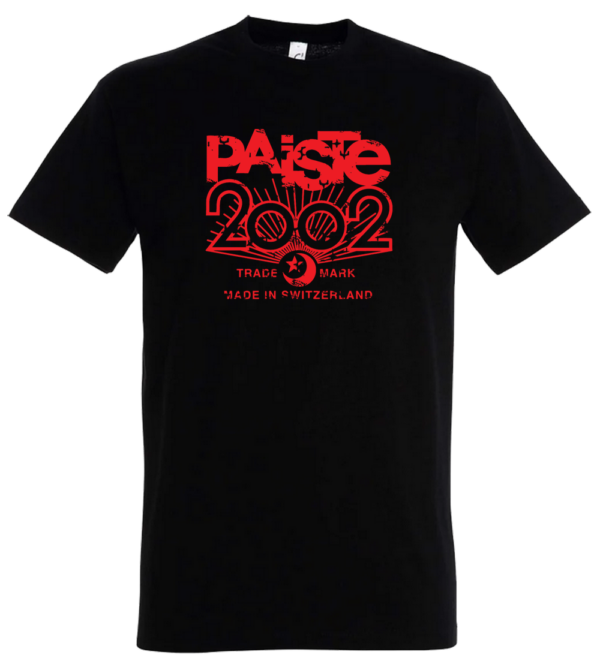 PAISTE "2002 Distress" T-Shirt, schwarz