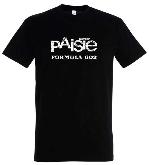 PAISTE "Formula 602" T-Shirt, schwarz