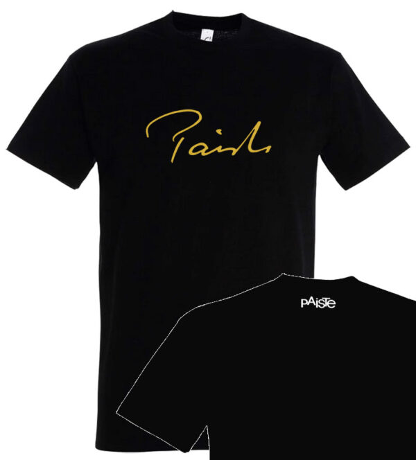 PAISTE "Signature Line" T-Shirt, schwarz