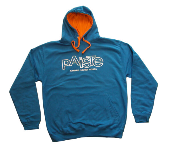 PAISTE Hoodie, blau / orange