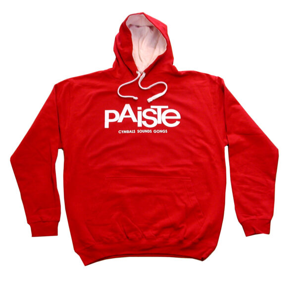 PAISTE Hoodie, rot / weiss