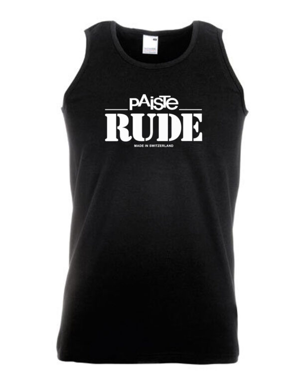 PAISTE "Rude" Tank Top, schwarz