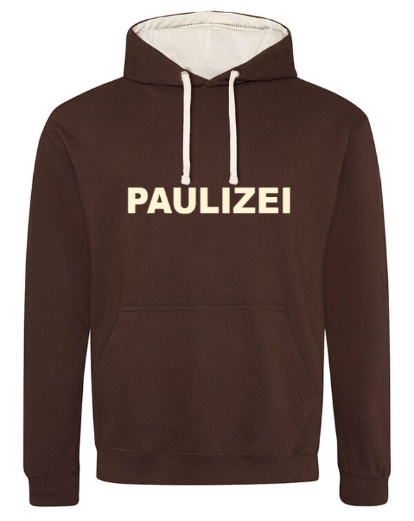 PAULIZEI Hoodie, braun / creme